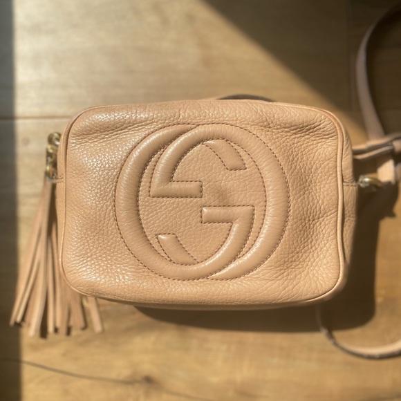 Gucci Handbags - Gucci Soho Disco Rose Beige